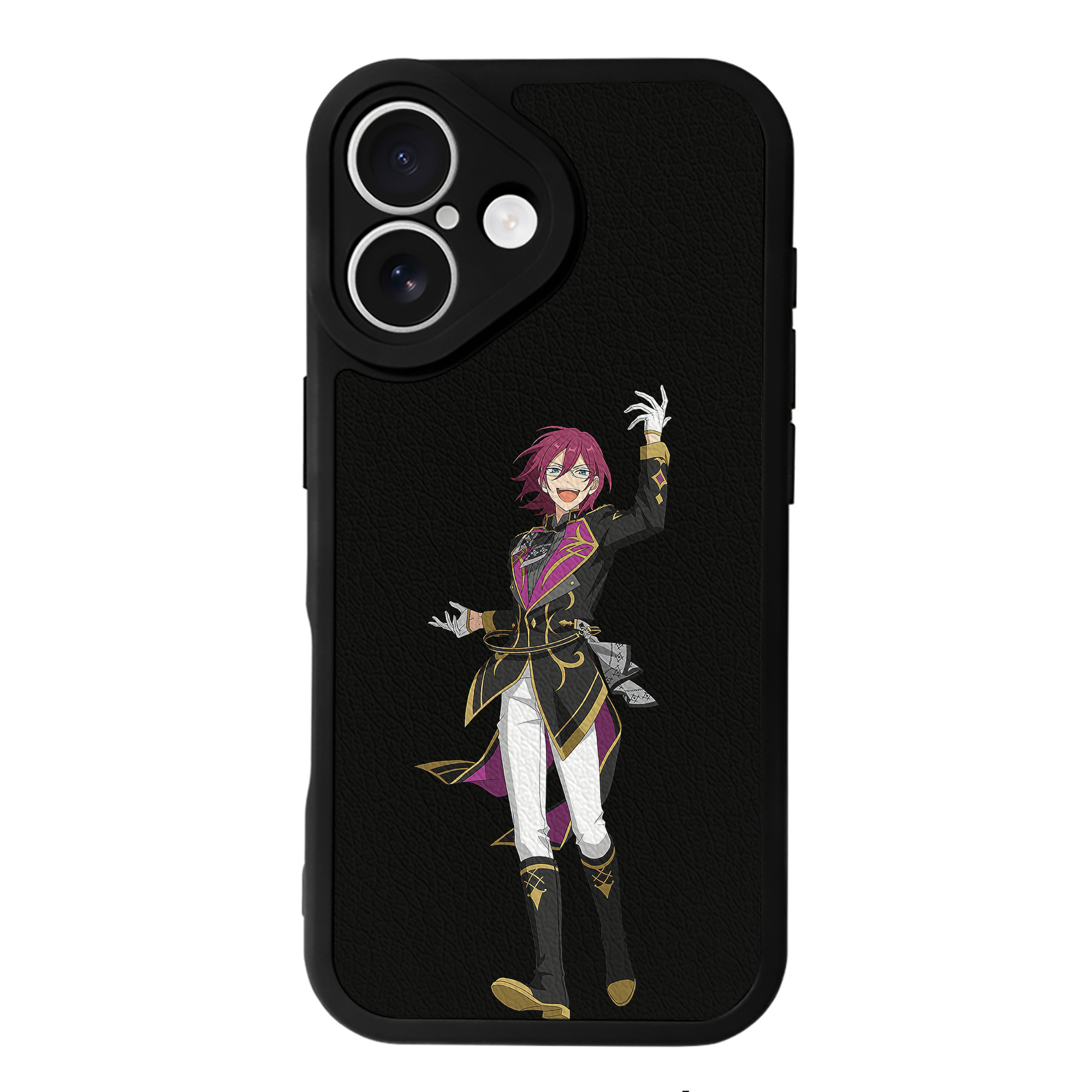 （画像用） あんさんぶるスターズ! Ensemble Stars 【iPhone 16シリーズ対応】シリコンスマホケース（レザー調） 材質：シリコン